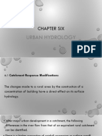 Chapter Six: Urban Hydrology