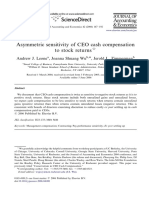 Asymmetric Sensitivity of CEO Cash Compensation to Stock Returns