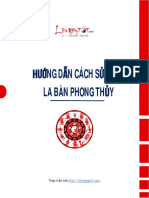 Hướng dẫn cách sử dụng La bàn Phong thủy