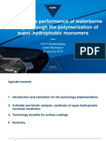 2016-01-26 - Nuplex - Enhancing The Performance of Waterborne Coatings Through The Polymerization of Super Hydrophobic Monomers