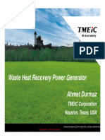 Orc Waste Heat Recovery