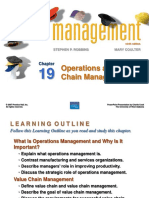 Operations and Value Chain Management: Stephen P. Robbins Mary Coulter