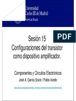 Configuracion Del Transistor Como Dispositivo Amplificador