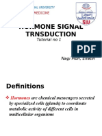 Hormonal Signal Transduction Tutorial