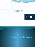 CURS 12 Intoxicatiile Acute