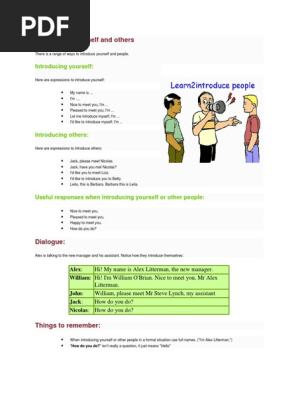 Introducing Others