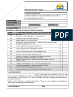 Assignment Front Sheet: Assessment Criteria To Be Assessed in This Assignment