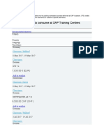 Book This Product To Consume at SAP Training Centres: Filters