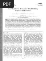 Download Social Reality the Boundaries of Self-Fullling Prophecy and Economics by Teppo Felin SN35136839 doc pdf