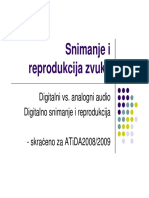 Snimanje I Reprodukcija PPT - Skraceno Za ATiDA