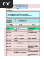 Screen Name Test Title Test Script # Test Objectives:: Login Page LM Test Functionality of Login LM Access LP - LM - 001