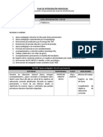 Plan de Intervencion Individual