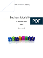 Business Model Plan: (Company Logo)