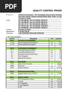 Quality Control Program: Project