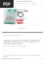 Treino Completo Para Ganho de Massa Muscular