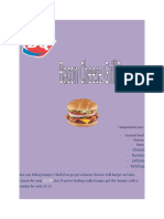 Burger Assignment