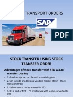 Stock Transport Orders: by - Nagesh