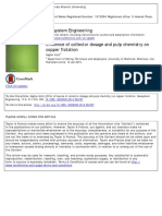 Influence of Collector Dosage and Pulp Chemistry On Copper Flotation