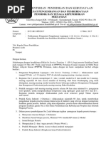 Surat Izin Pertandingan Persahabatan