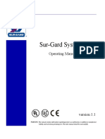 Sur-Gard System I: Operating Manual