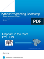 Python/Programing Bootcamp: Network Automation Bonus