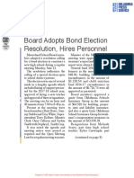 Board Adopts Bond Election Resolution, Hires Personnel: Clip Resized 76%