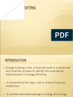 ENERGY AUDITING: IDENTIFYING OPPORTUNITIES TO IMPROVE EFFICIENCY