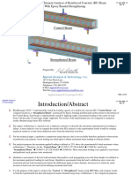 NonLinear FEA Concrete Beam (RC) Epoxy Bonded Strengthening_wAppendix