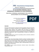 Creacion de Un Entorno Personal para El Aprendizaje PDF