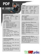 Chain of Command Playsheet MkII