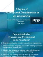 Training and Development As An Investment