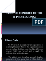Code of Conduct of The IT Professional