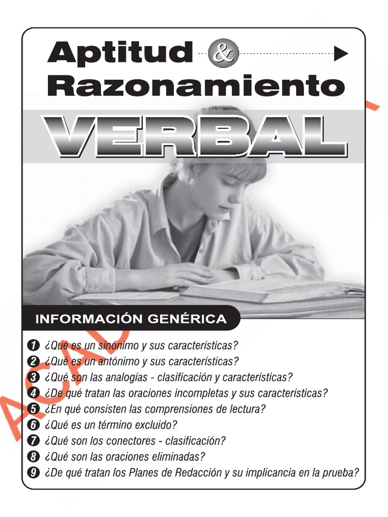RazonamientoVerbalGen3 AcademiaInga PDF, PDF