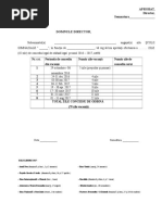 Model Cerere Concediu de Odihna, An Scolar 2016-2017