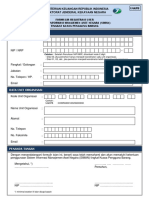 Form Isian Persetjuan Operator SIMAN Oleh KPA Satker