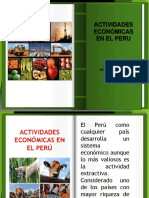 Actividades Economicas en El Peru