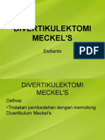 Divertikulektomi Meckel's 1
