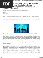 DIPr - As Fontes Da Lex Mercatoria