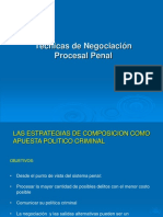 Tecnicas de Negociacion Procesal Penal