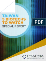 5 Biotechs to Watch Taiwan