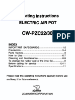 Airpot Instructions