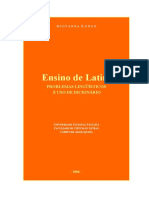 Ensino de Latim - Problemas Ling. Giovanna Longo PDF