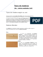 Tipos de Madera John Lope