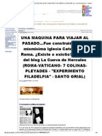 La - Maquina Del Tiempo - Del Vaticano Esta Conectada Con Venecia - Juan Marcos - Secreto Masonico - Gabitos