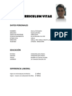CV Harvey Espinoza Soltero Bachiller Derecho Experiencia Cajero