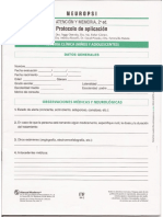 Neuropsi. Atención y Memoria. Protocolo de Aplicación PDF