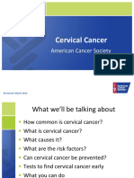 Cervical Cancer Presentation