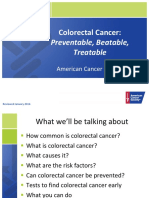 Colorectal Cancer Presentation Short Version