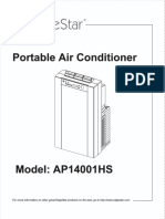 Edgestar Air Conditioner AP14001HS - Ownersmanual