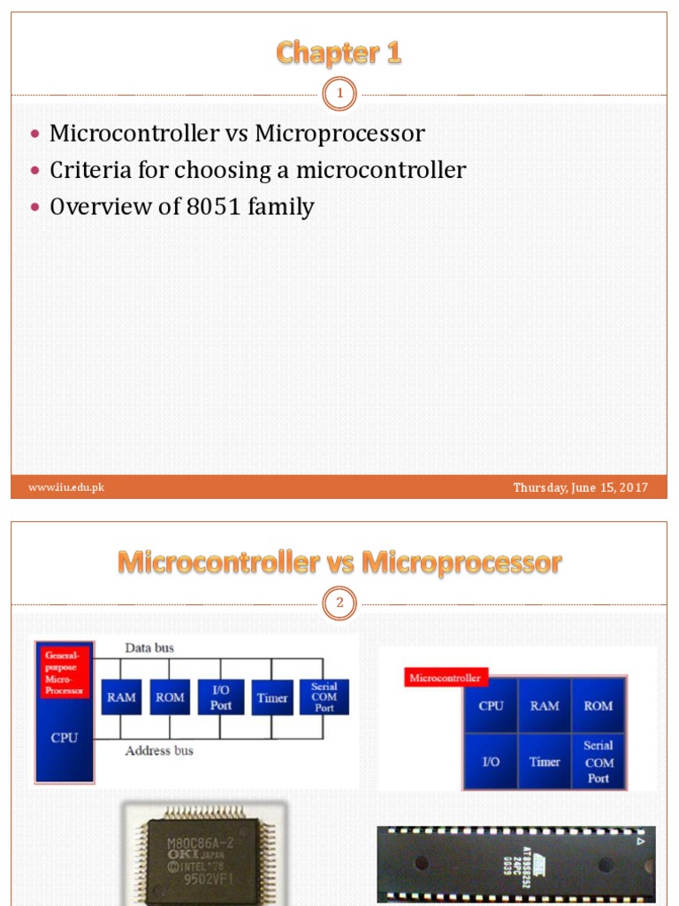 Microcontroller Vs Microprocessor Criteria For Choosing A ...
